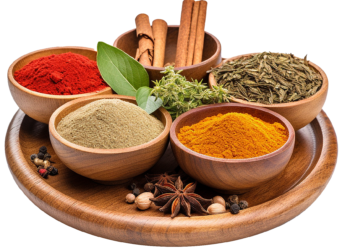 vecteezy_assorted-spice-selection-in-bowls-on-wooden-board_51494926